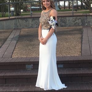 White Prom dress